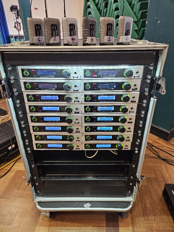 Trantec S5.5 Rack of 16 (UHF CH 38/65)