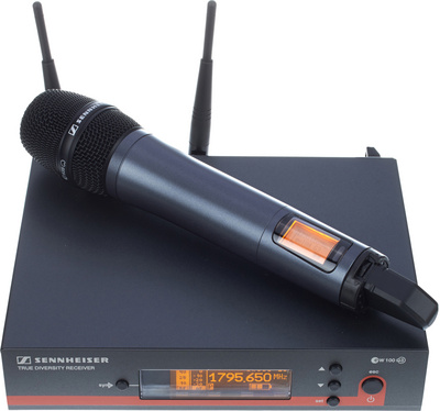 Sennheiser G3 handheld (UHF channel 38)